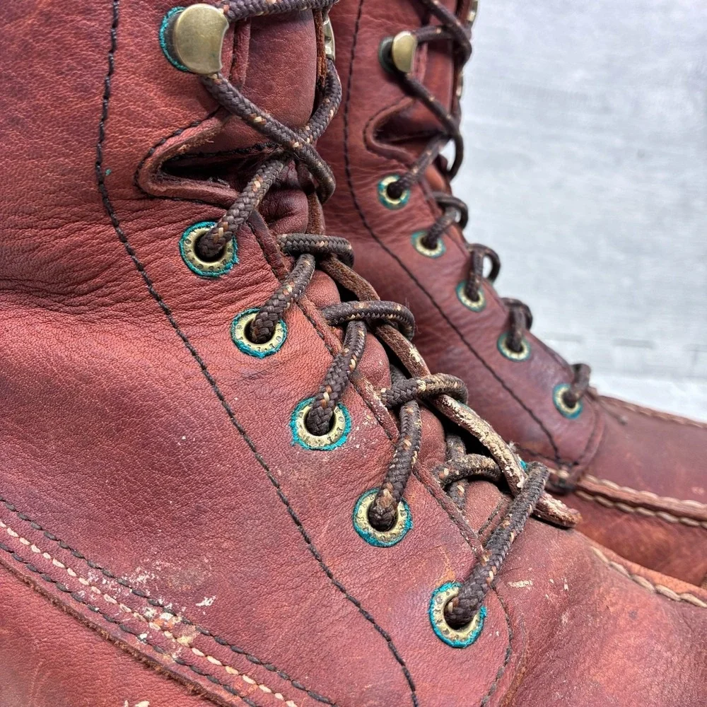 Red Wing Irish Setter Boots Mens 8 Brown Gore-Tex Waterproof Leather 847